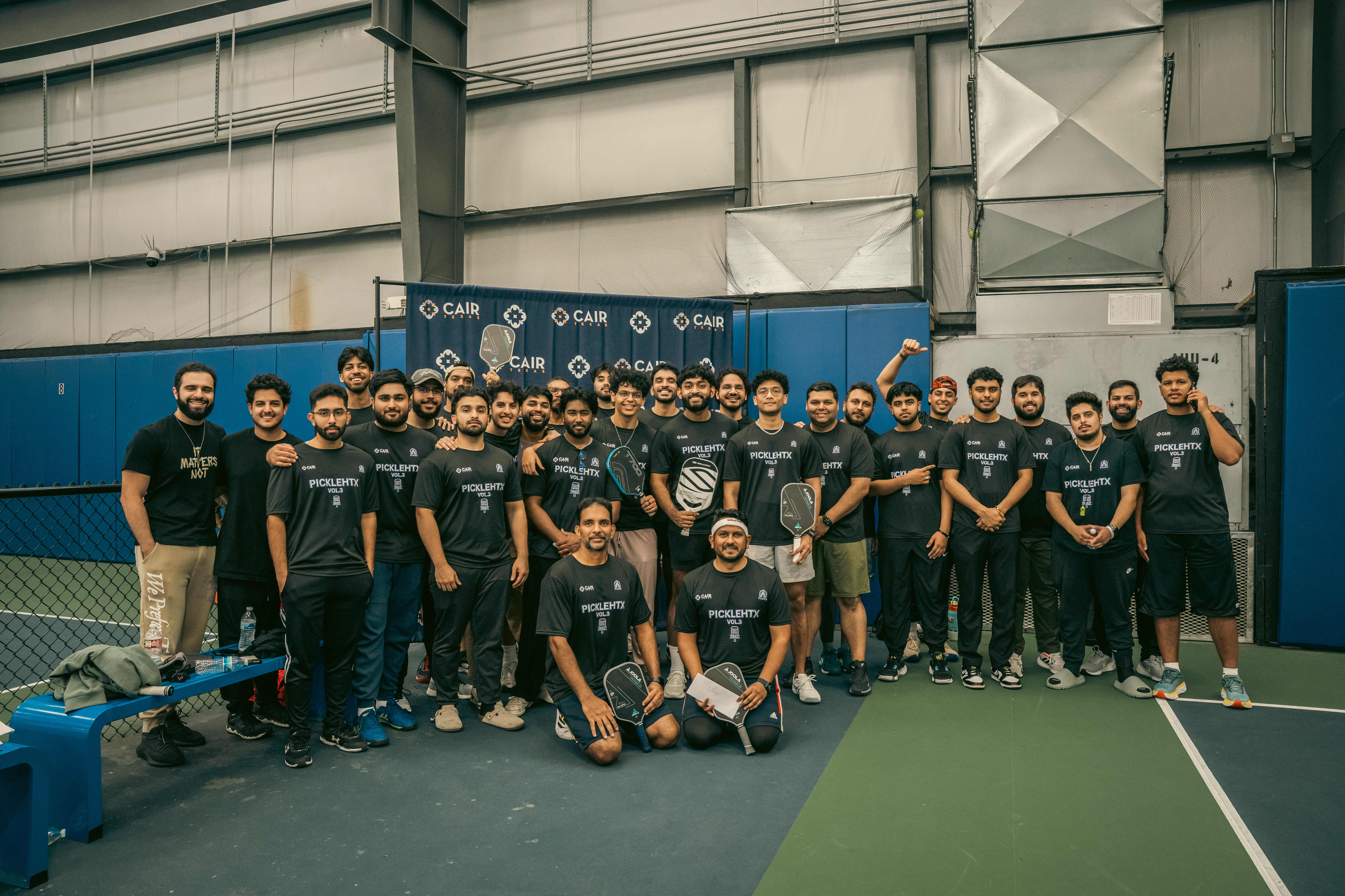 PickleHTX Tournament Group Photo